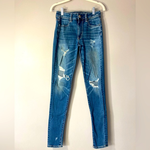 American Eagle Outfitters Pants - American Eagle Outfitters Denim
Superstretch High-rise Jegging 
Size 4 
Cotton